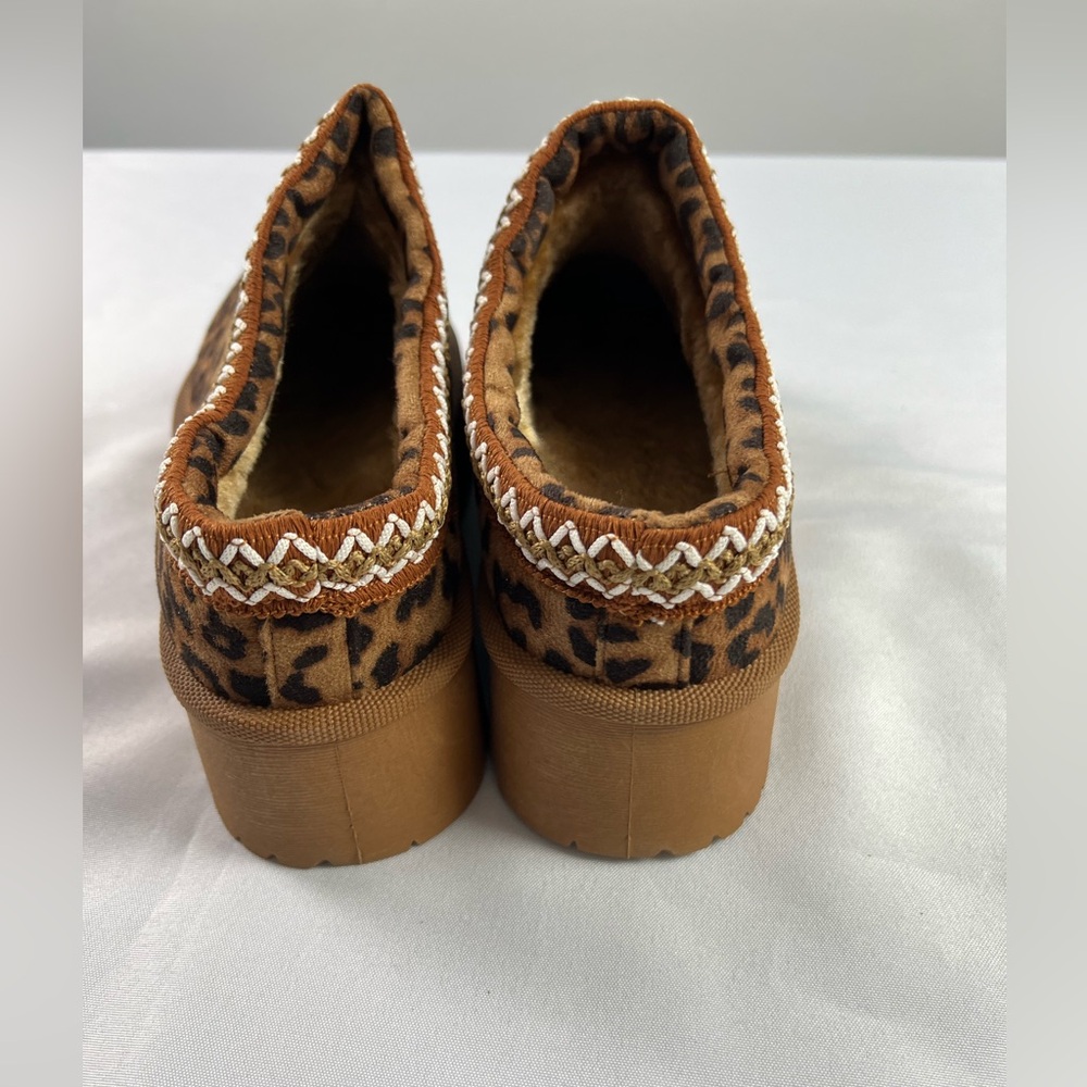 Leopard Platform Slippers - Picture 3 of 11
